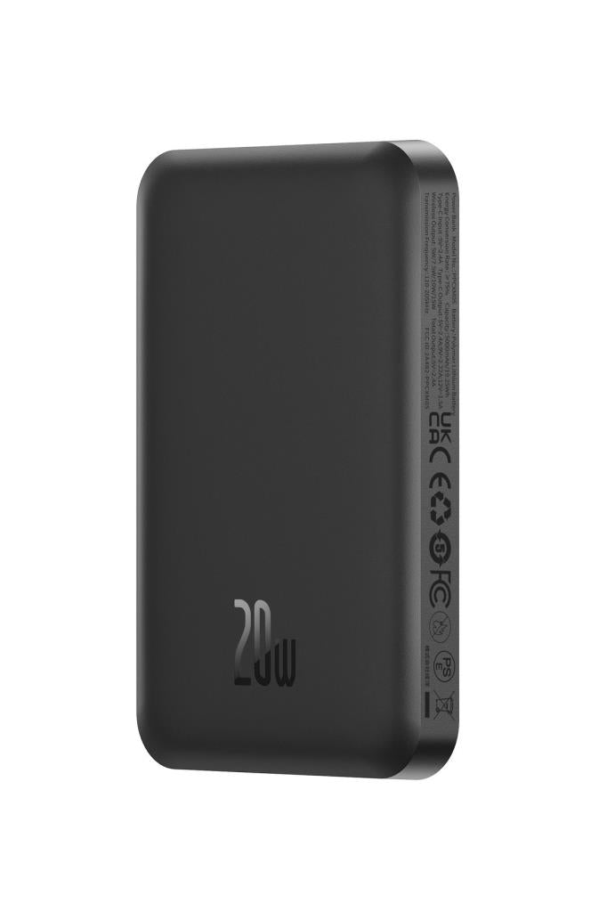 Baseus MgSafe Mini Siyah 5000 mAh Kablosuz Powerbank Teşhir