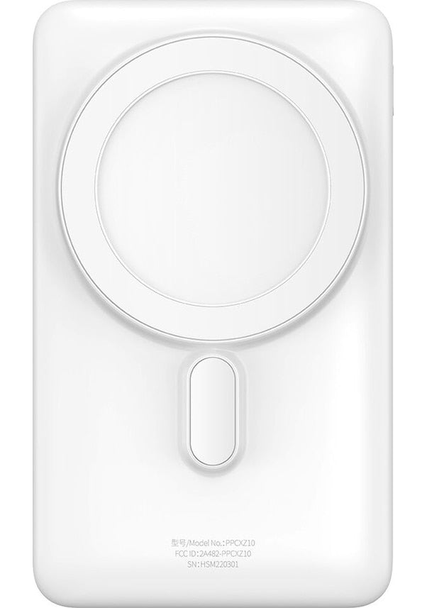 Baseus MagSafe Overseas 10000 mAh 20 W Beyaz Kablosuz Şarj Powerbank