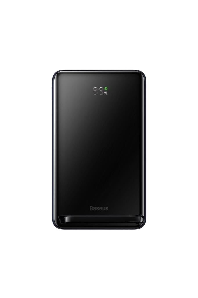 Baseus Blg Overseas 20w 10.000 Mah Stant Özellikli Kablosuz Şarjlı Powerbank Mavi KycShp 471408 Teşhir