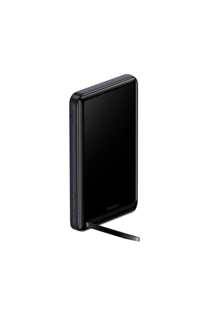 Baseus Blg Overseas 20w 10.000 Mah Stant Özellikli Kablosuz Şarjlı Powerbank Mavi KycShp 471408 Teşhir