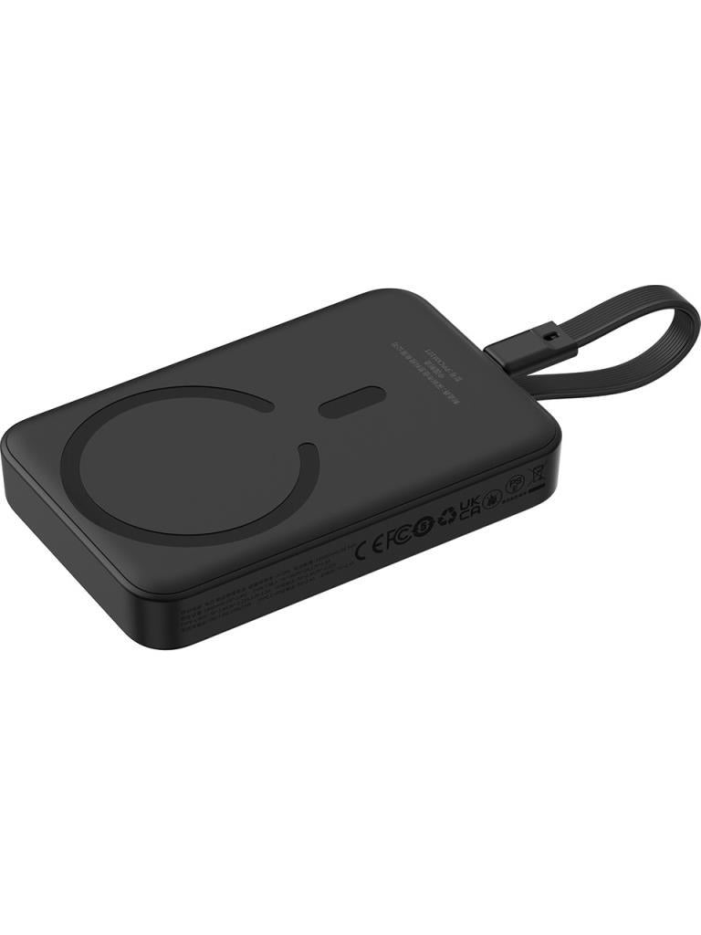 Baseus MgSafe Mini 30 W Siyah 10000 mAh Hızlı Şarj Kablosuz Powerbank Teşhir