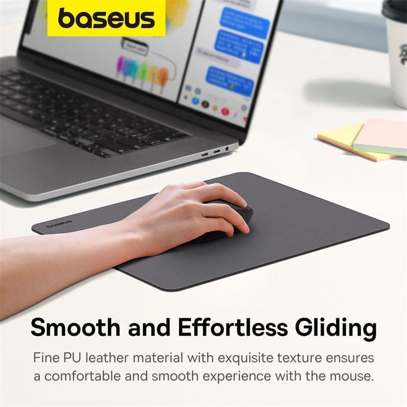 Baseus Pure Color / Frosted Gray Deri Mouse Pad - TEŞHİR