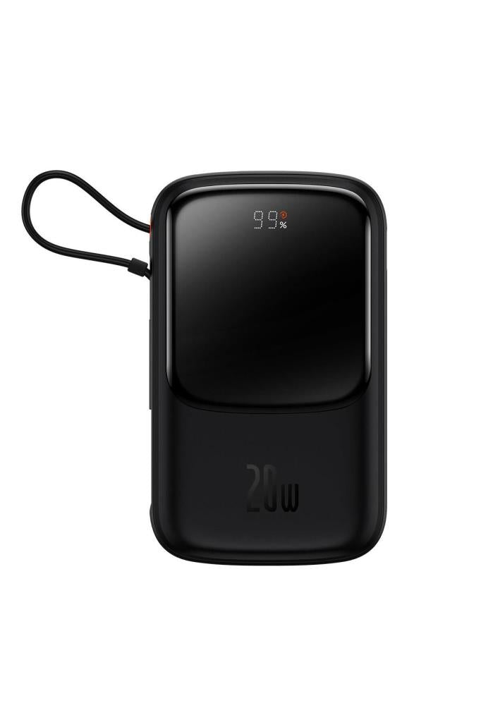 Baseus Qpow Pro 20 W Siyah 10000 mAh Hızlı Şarj Powerbank Teşhir