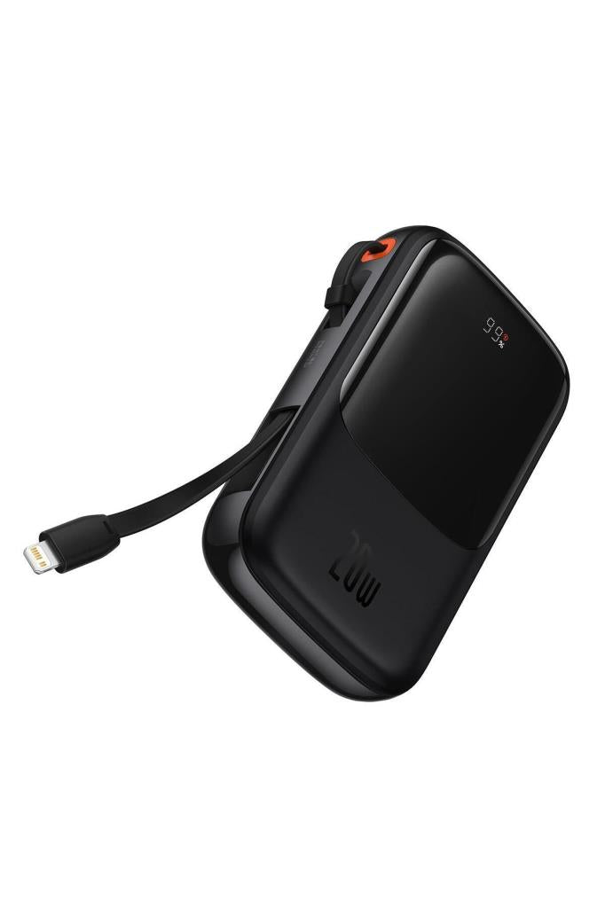Baseus Qpow Pro 20 W Siyah 10000 mAh Hızlı Şarj Powerbank Teşhir