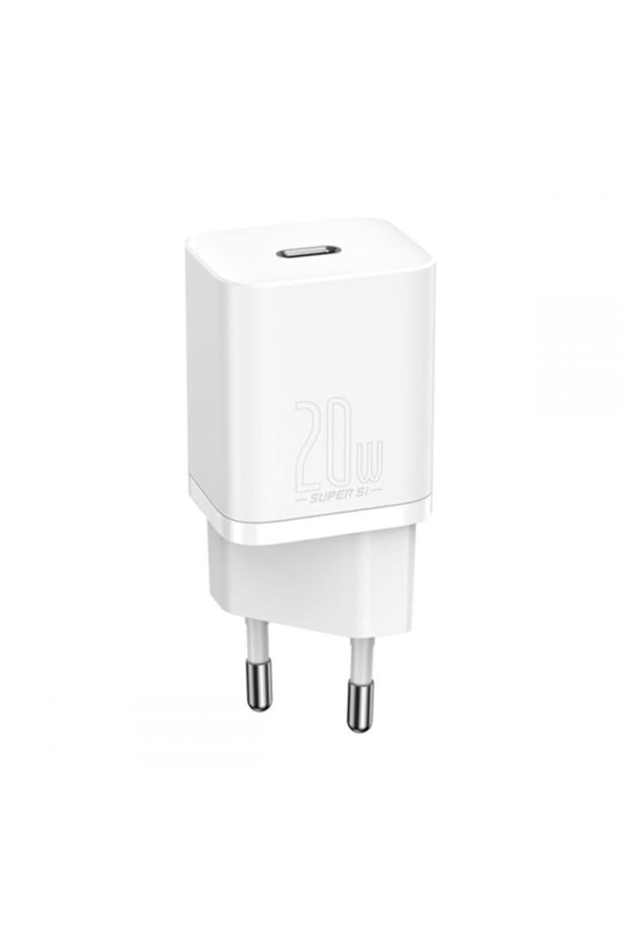 Baseus Super Si 20 W Beyaz Lightning Kablolu Hızlı Şarj Aleti Outlet