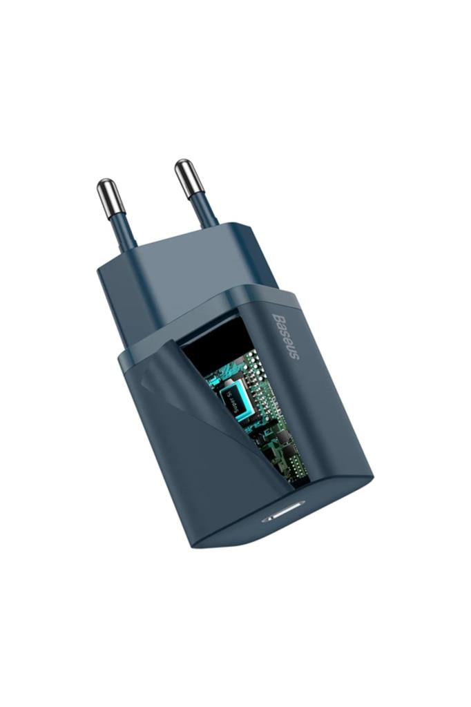 Baseus Super Si 20 W Siyah Lightning Kablolu Hızlı Şarj Aleti Teşhir