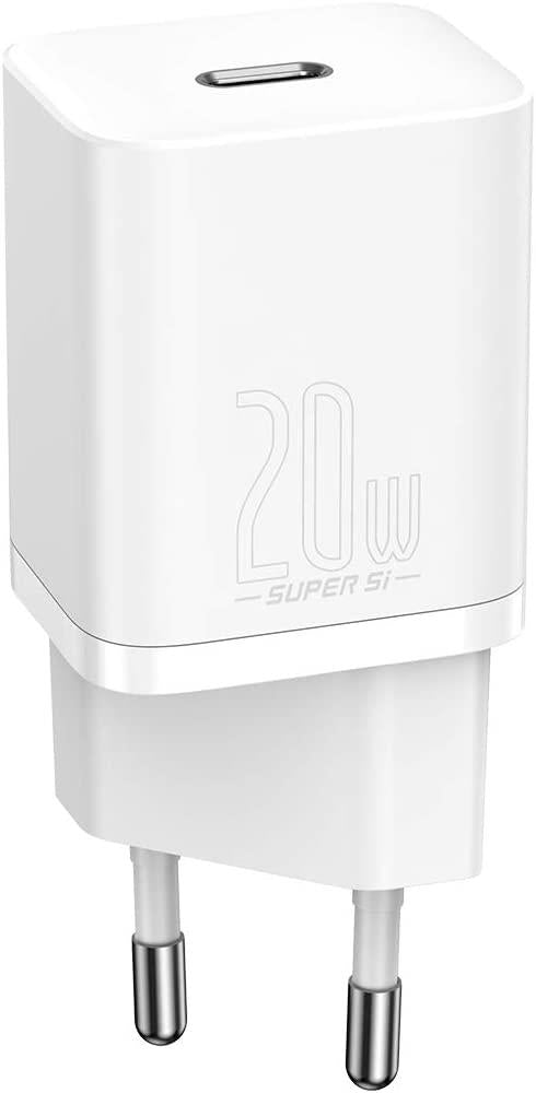 Baseus Super Si QC 20W Type-C Şarj Cihazı Beyaz