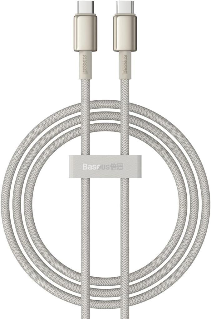 Baseus Tungsten Gold 100W Type-C to Type-C Hızlı Şarj ve Data Kablosu 1 m