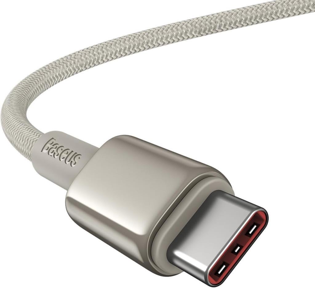 Baseus Tungsten Gold 100W Type-C to Type-C Hızlı Şarj ve Data Kablosu 1 m
