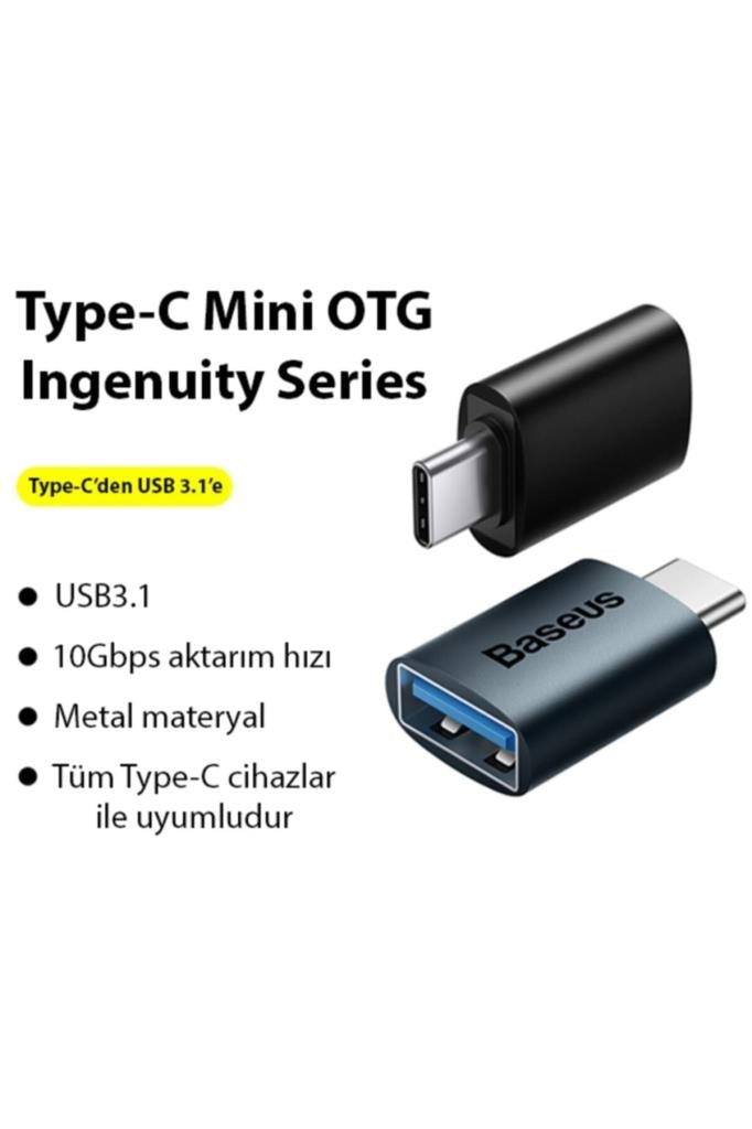 Baseus Ingenuity USB to Type-C Dönüştürücü