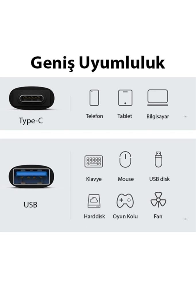 Baseus Ingenuity USB to Type-C Dönüştürücü