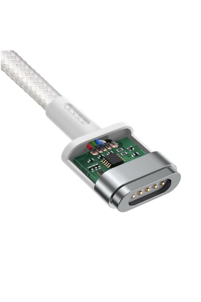 Baseus Zinc Magnetic 60W 200 cm McBook T-Shaped Şarj Kablosu Teşhir