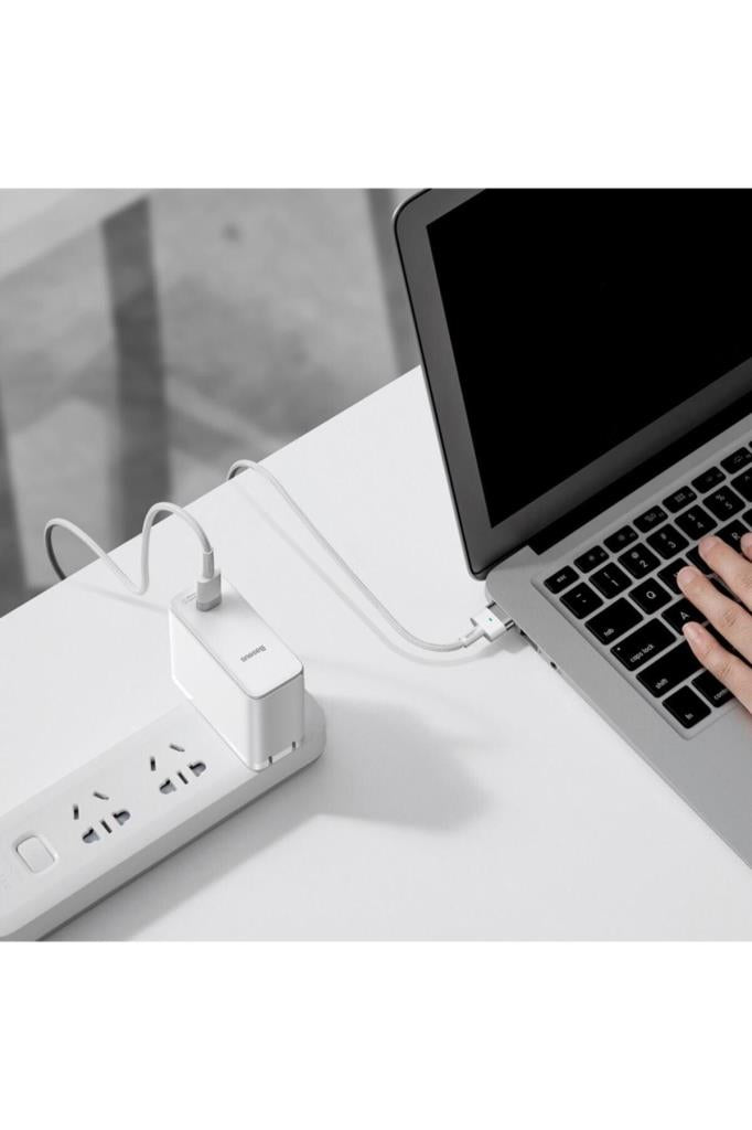 Baseus Zinc Magnetic 60W 200 cm McBook T-Shaped Şarj Kablosu Teşhir