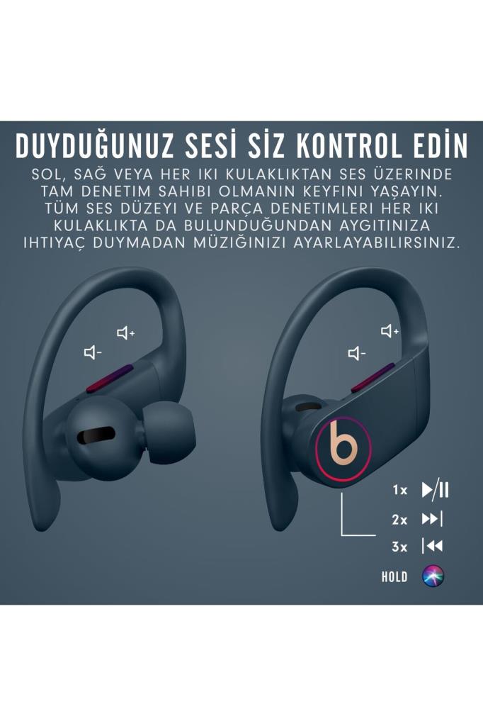 Beats Powerbeats Pro Totally Wireless Kulak İçi Lacivert Bluetooth Kulaklık Outlet