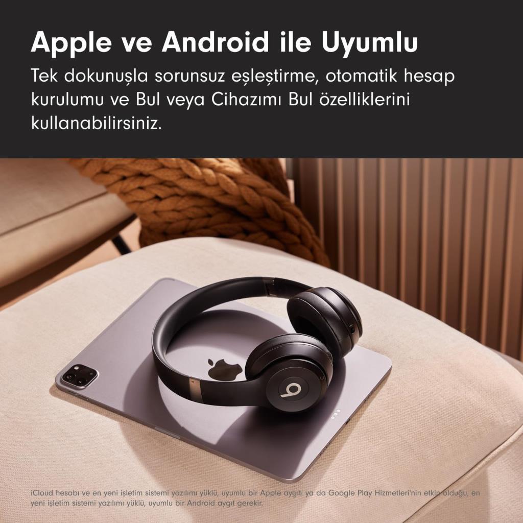 Beats Solo 4 Mat Siyah Kulak Üstü Bluetooth Kulaklık Teşhir