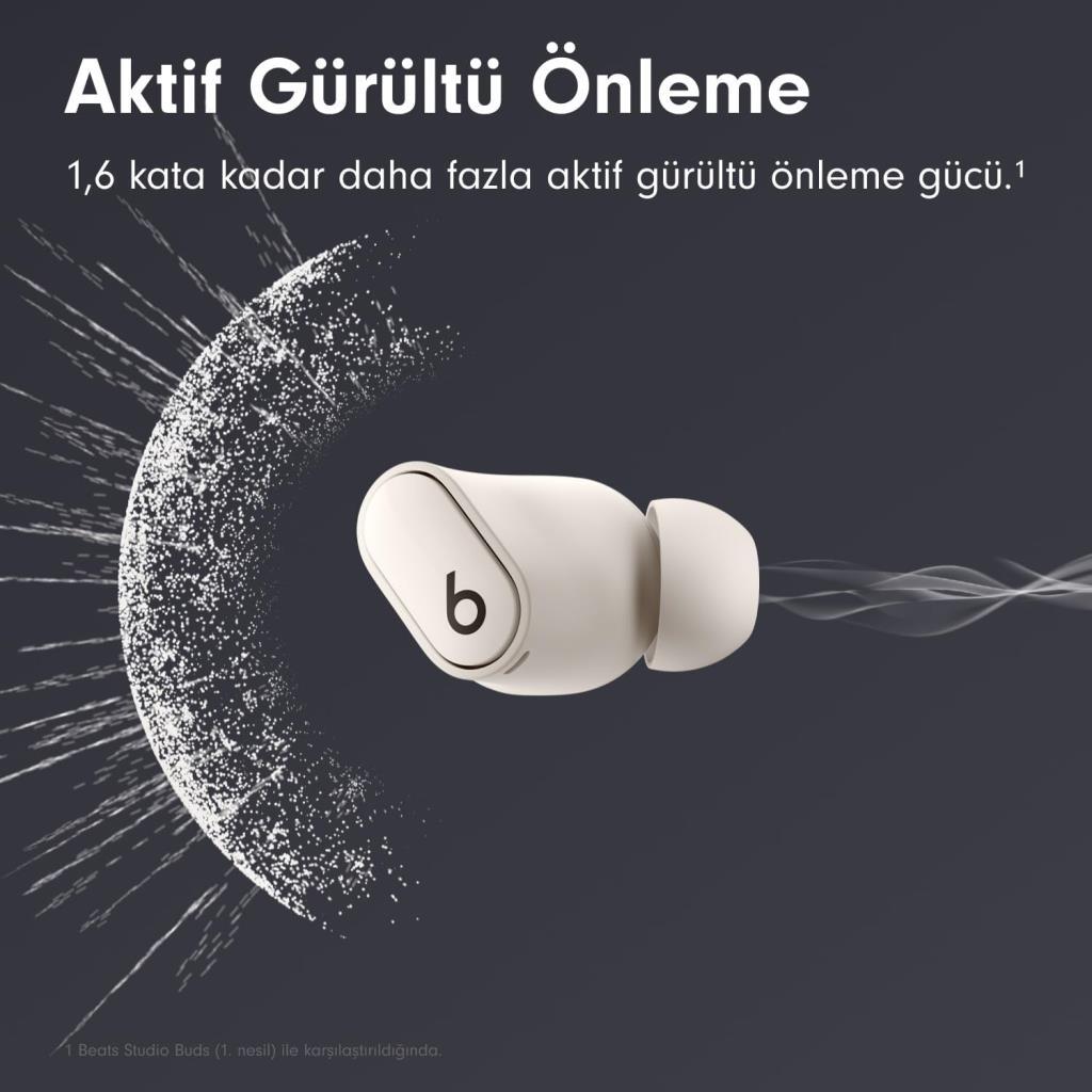 Beats Studio Buds Plus TWS Krem Kulak İçi Bluetooth Kulaklık Teşhir