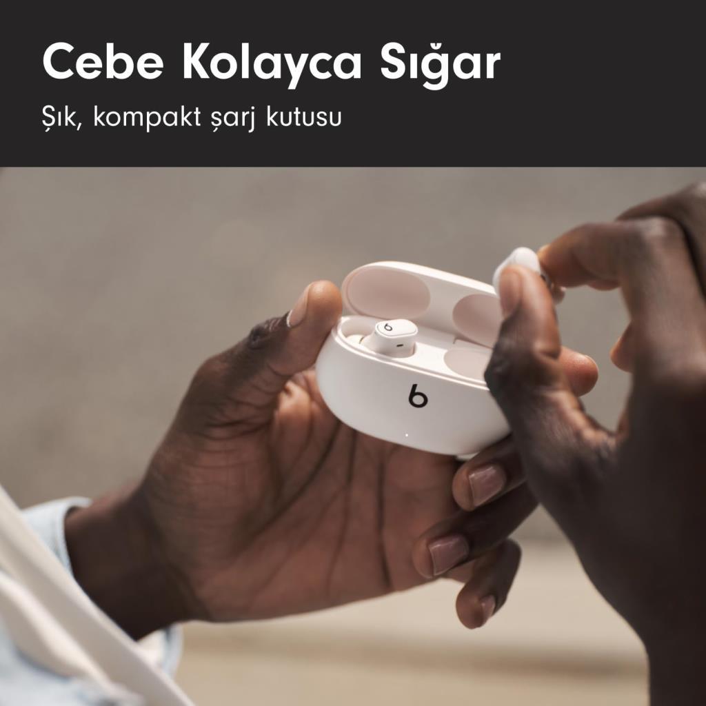 Beats Studio Buds Plus TWS Krem Kulak İçi Bluetooth Kulaklık Teşhir