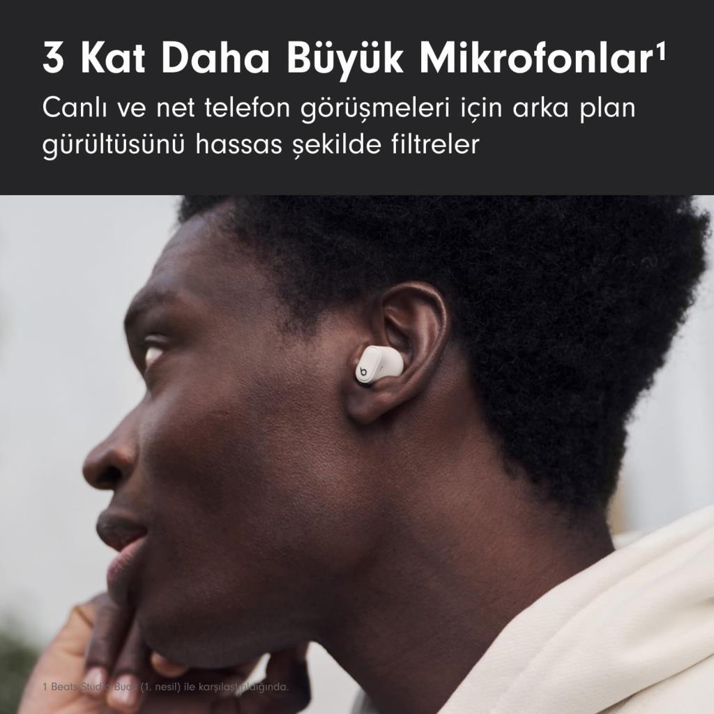 Beats Studio Buds Plus TWS Krem Kulak İçi Bluetooth Kulaklık Teşhir
