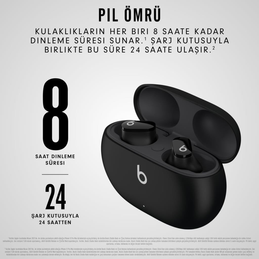 Beats Studio Buds TWS Siyah Kulak İçi Bluetooth Kulaklık Teşhir
