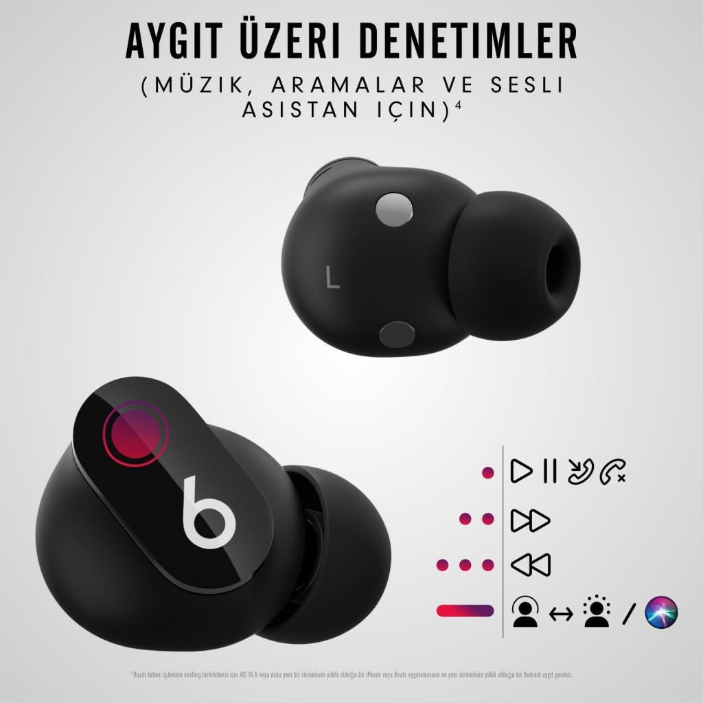 Beats Studio Buds TWS Siyah Kulak İçi Bluetooth Kulaklık Teşhir
