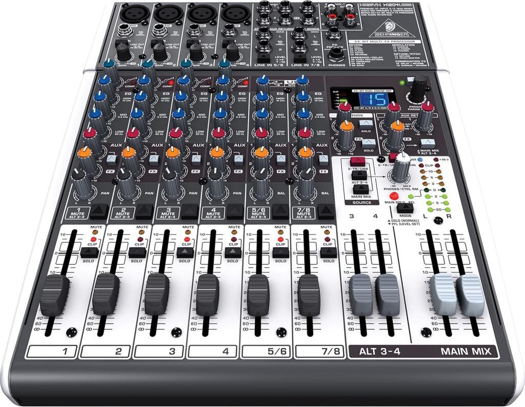 Behringer Xenyx X1204USB 12 Kanal Mikser - Outlet