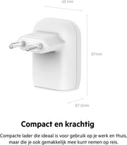 Belkin 37W 25W USB-C PD PPS+12W USB-A Şarj Cihazı Outlet