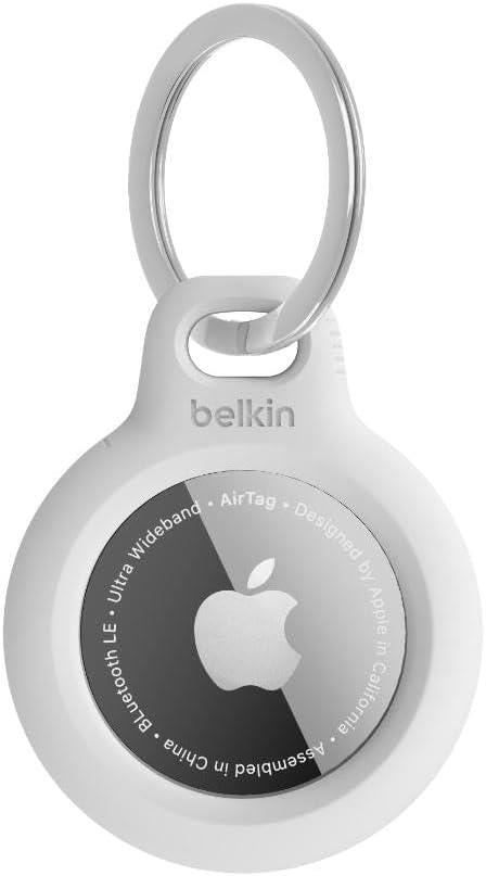 Belkin AirTag için Anahtarlıklı Kılıf - Beyaz - Outlet