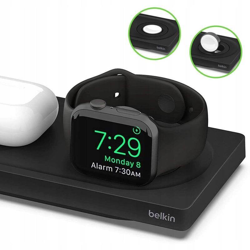Belkin BC PRO Magsafe 3in1 Kablosuz Şarj Pedi (Apple Watch Series 7, 8, Ultra için Hızlı Şarj) - TESHİR