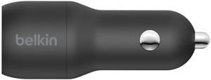 Belkin 24W 2 Port USB Siyah Hızlı Araç Şarj Cihazı Teşhir