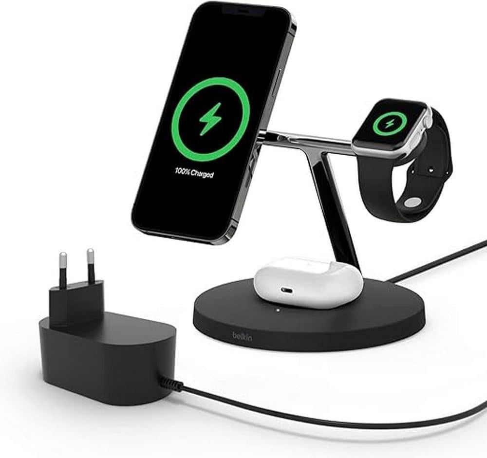 Belkin BoostCharge Pro 3’ü 1 Arada Manyetik Şarj Standı