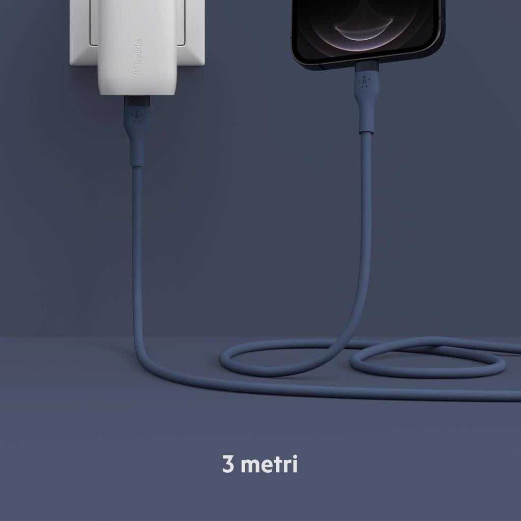 Belkin BoostCharge Flex 3 m Type-C to Lightning Hızlı Şarj Kablosu - Outlet