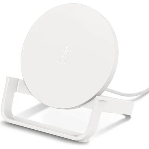 Belkin Boost Charge WIB001VFWH 10W Wireless Fast Charging Stand White Outlet 