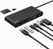 Belkin Connect 8 Port USB-C Hub 100W PD 4K 60Hz 10Gbps 2.5Gbps Ethernet Siyah - TEŞHİR