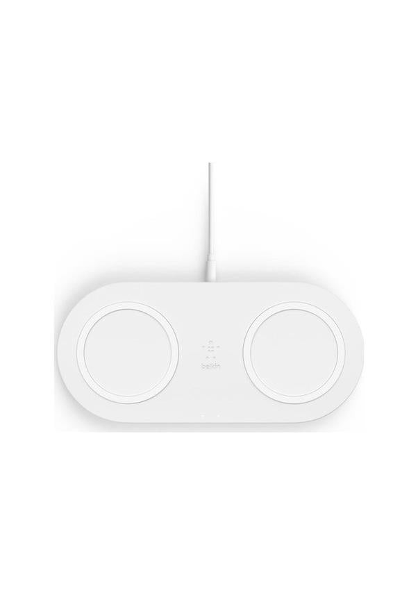 Belkin WIZ002VF Dual Beyaz Kablosuz Şarj Aleti Teşhir