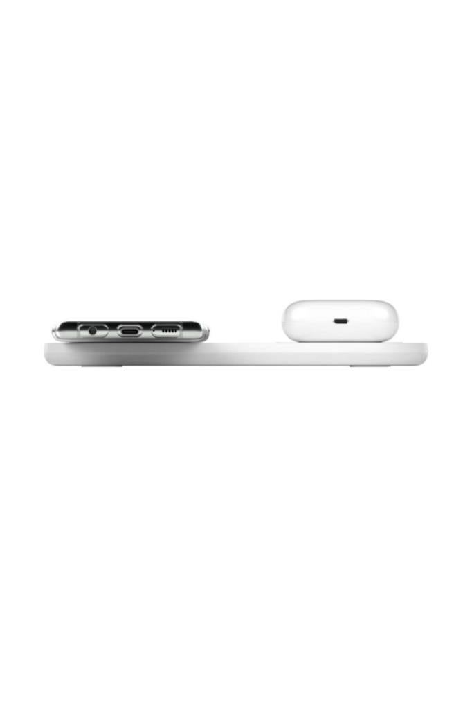 Belkin BoostCharge WIZ002VFWH Dual Beyaz Kablosuz Şarj Aleti