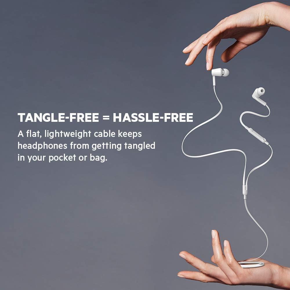 Belkin Lightning Girişli Silikonlu Kulak İçi Kulaklık (Tangle-Free, Beyaz) - TEŞHİR