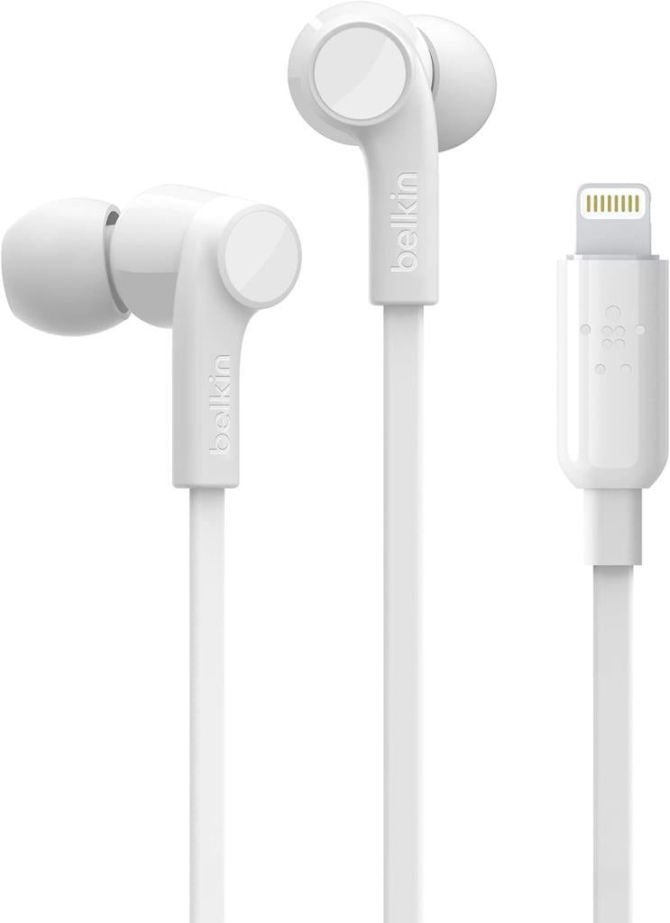 Belkin Rockstar G3H0001BT Lightning Kulak İçi Kablolu Kulaklık Beyaz - Outlet