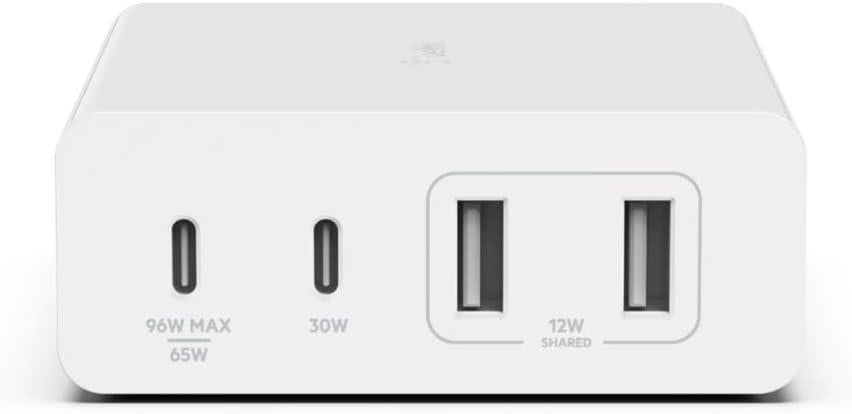 Belkin Şarj cihazı GAN 4 bağlantı noktası 108WŞarj cihazı GAN 4 bağlantı noktası 108W Outlet