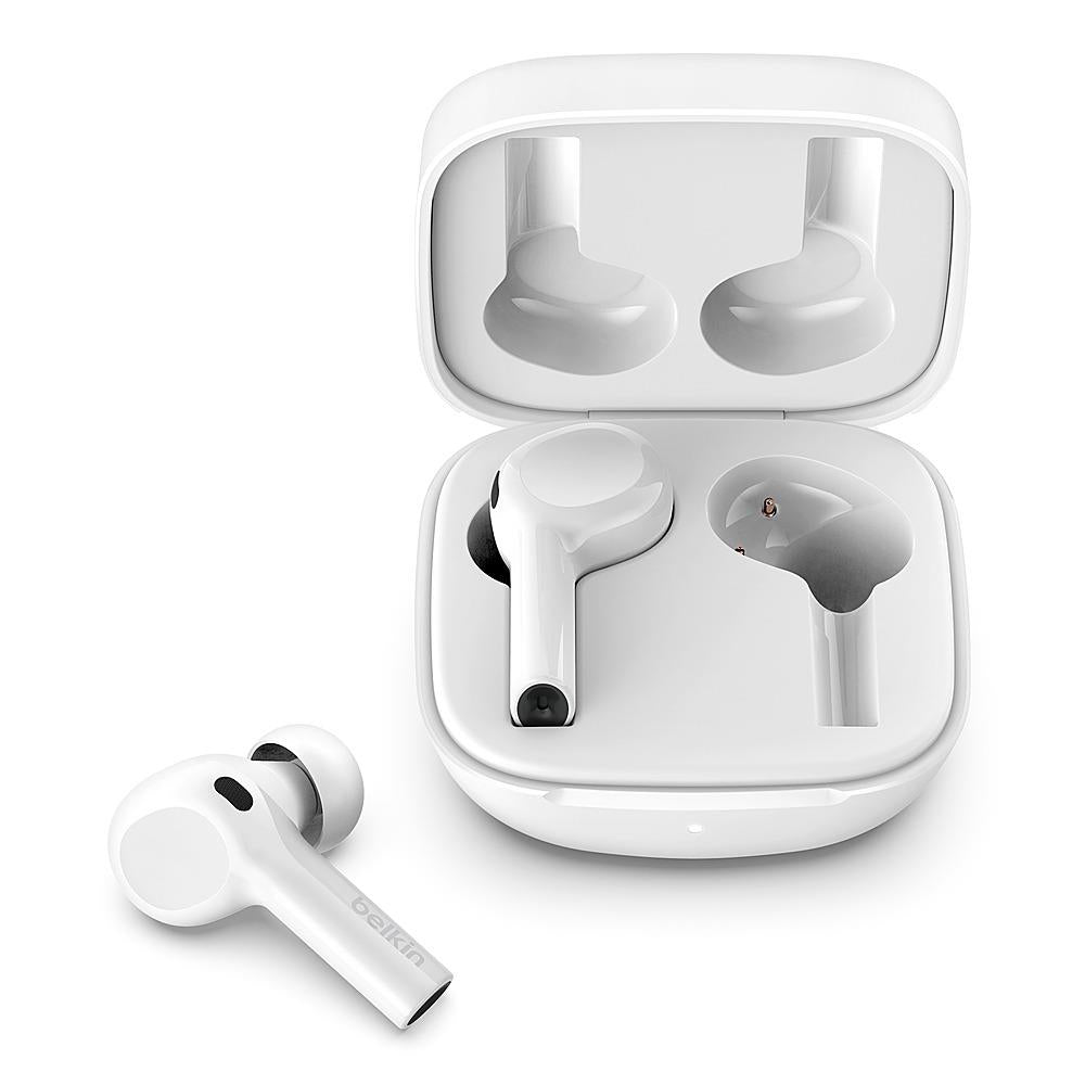 Belkin SoundForm Freedom TWS In-Ear Bluetooth Headphones White Display