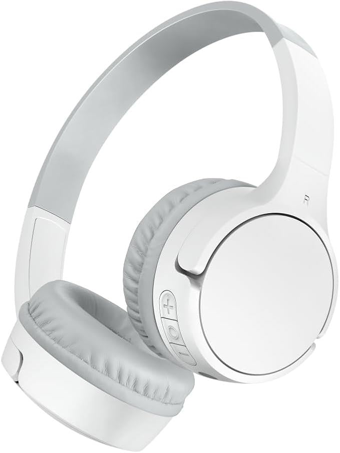 Belkin SoundForm Mini Kids Beyaz Kulak Üstü Bluetooth Kulaklık - OUTLET