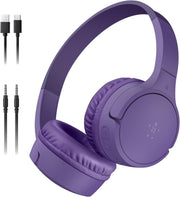 Belkin SoundForm Mini Kids Lila Kulak Üstü Bluetooth Kulaklık - OUTLET
