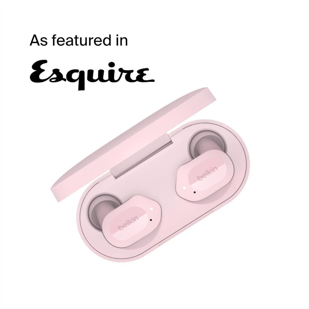 Belkin SoundForm Play TWS Kulak İçi Bluetooth Kulaklık Pembe - Outlet