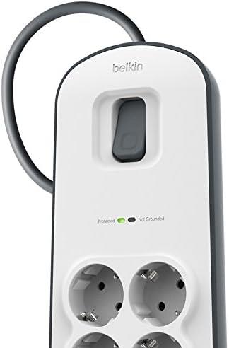 Belkin BSV604VF2M 650 Joule 2 USB'li 6'lı 2 m Akım Korumalı Priz Teşhir