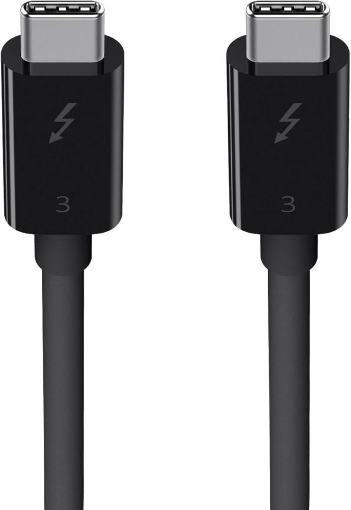 Belkin Thunderbolt 3 100W 40Gbps USB-C - USB-C Kablosu (2 Metre, Siyah - F2CD085bt2M-BLK) - TEŞHİR