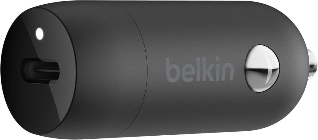 Belkin USB-C Hızlı Araç Şarj Cihazı 20W (Hızlı Şarj Cihazı) - Siyah Teşhir