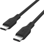 Belkin USB-C USB-C USB-IF Sertifikalı Çift Örgülü Data ve Şarj Kablosu, 100W, 2 Metre- Outlet