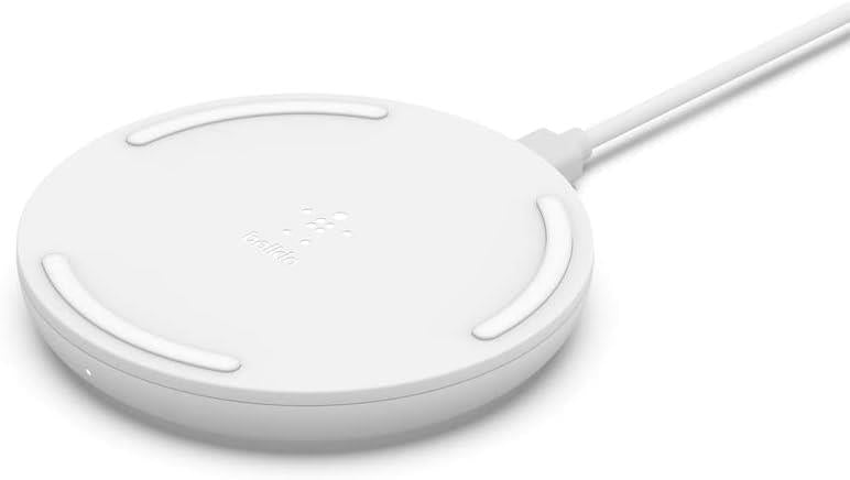 Belkin Boost Charge Kablosuz Şarj Standı 15W (Qi Sertifikalı Hızlı Kablosuz Şarj Cihazı) - Beyaz Outlet - Garantili - Orijinal ambalajında - Outlet