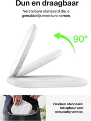 Belkin Qİ2 WIZ029VF Beyaz 3in1 Kablosuz Hızlı Şarj Aleti Outlet