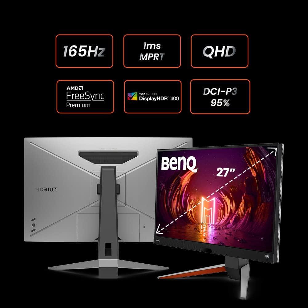 BenQ Mobiuz EX2710Q 27" 2K QHD IPS 165Hz 1ms FreeSync Oyuncu Monitörü - Outlet