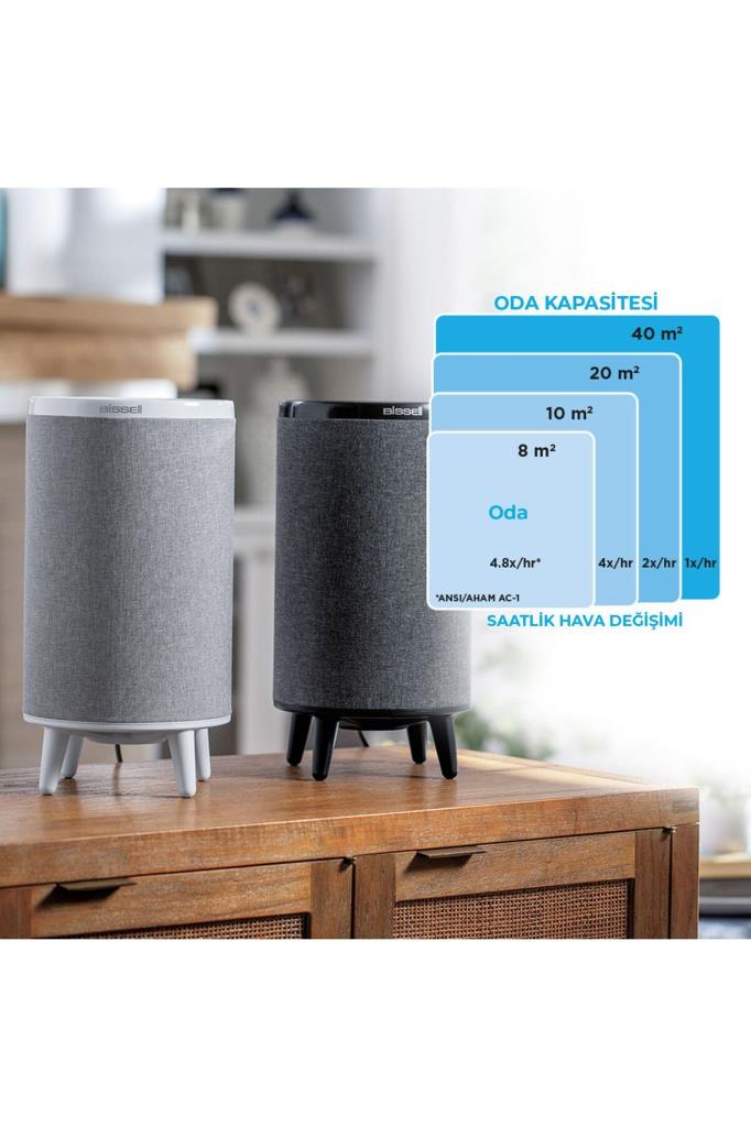 Bissell 3172N Myair Hub Filtreli Hava Temizleyici Outlet